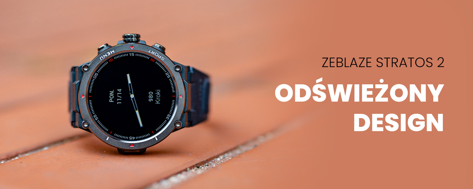 Smartwatch Zeblaze Stratos 2 - czarny
